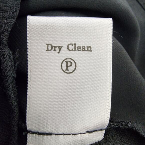 Coldwater Creek Shirt Large Black Chiffon Pleated Romantic Button Cottagecore - Picture 11 of 11